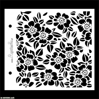 szablon Agateria - peonia