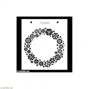 szablon Agateria - wianek koła zębate