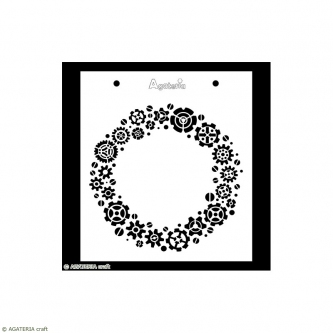 szablon Agateria - wianek koła zębate