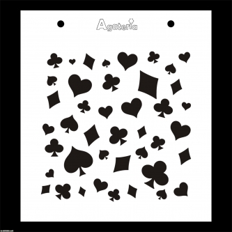 szablon Agateria - tło karty