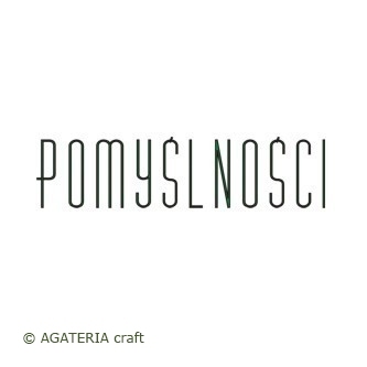 stempel polimerowy - napis: Pomyślności