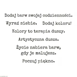 stempel polimerowy - napisy: kobiece Poczuj piękno