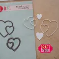 wykrojnik Craft&amp;You - hearts by Gosia [CW399]