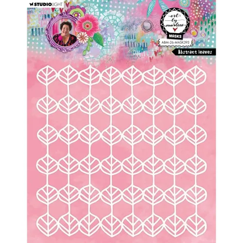 maska Studio Light - art by Marlene - abstract leaves [ABM-ES-MASK393]