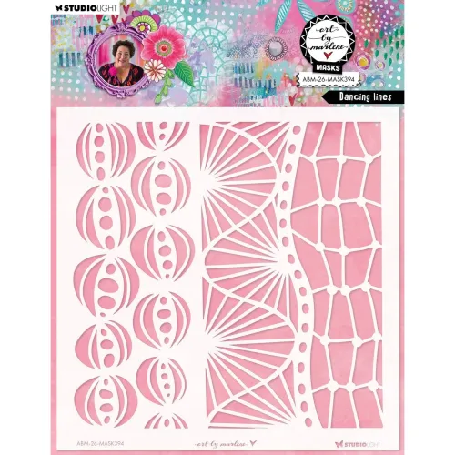 maska Studio Light - art by Marlene - dancing lines [ABM-ES-MASK394]