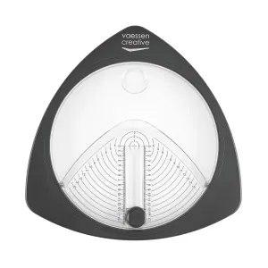 narzędzie do wycinania kółek Vaessen Creative circle cutter 2,5-15cm  Ø6" + 3 ostrza (grafitowa)