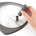 narzędzie do wycinania kółek Vaessen Creative circle cutter 2,5-15cm  Ø6" + 3 ostrza (grafitowa)