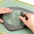 narzędzie do wycinania kółek Vaessen Creative circle cutter 2,5-15cm  Ø6" + 3 ostrza (grafitowa)