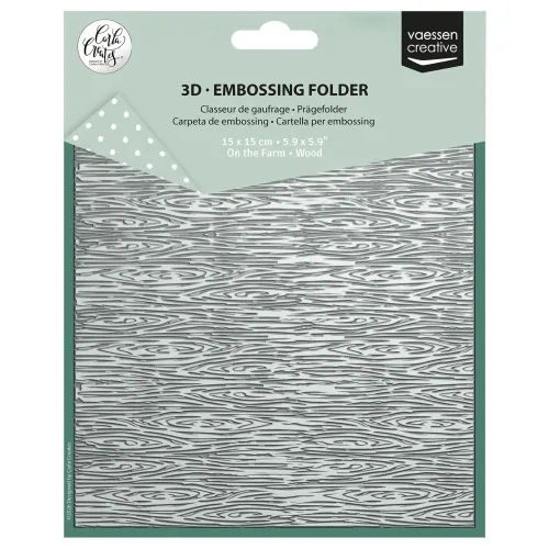 folder do embossingu 3D Vaessen Creative - wood [CAR0407]