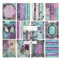 zeszyt papierów do scrapbookingu Mintay Art Journal 15x20 - violet whispers