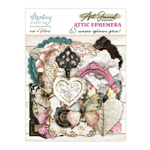 papierowe elementy Mintay Art Journal - attic
