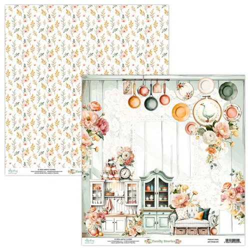 papier scrapbook Mintay Papers - family stories 01