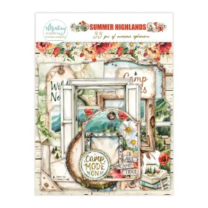 zestaw dodatków die-cut Mintay - summer highlands [ephemera]