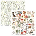 papier scrapbook Mintay Papers - summer highlands - arkusz z elementami
