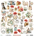 papier scrapbook Mintay Papers - summer highlands - arkusz z elementami