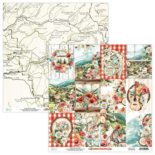 papier scrapbook Mintay Papers - summer highlands 06