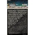 szablon / maska Studio Light - numbers &amp; dots [SL-GW-MASK400]
