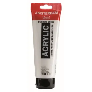 farba akrylowa Amsterdam Acrylic 120 ml - titanium white / biały 105