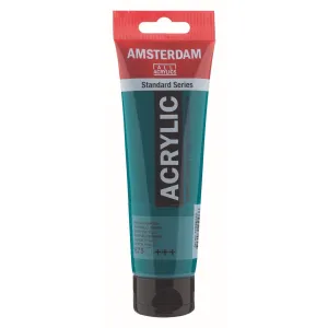 farba akrylowa Amsterdam Acrylic 120 ml - phthalo green / zielony 675