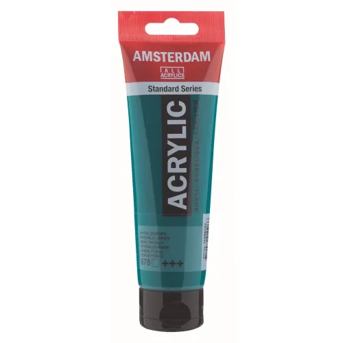 farba akrylowa Amsterdam Acrylic 120 ml - phthalo green / zielony 675