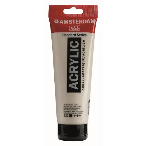 farba akrylowa Amsterdam Acrylic 120 ml - naples yellow light / żółty 222