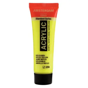 farba akrylowa Amsterdam Acrylic - Neon 20 ml - reflex yellow / żółty 256