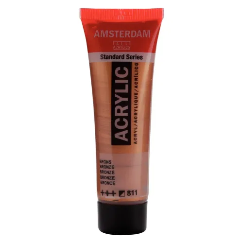 farba akrylowa Amsterdam Acrylic - Metallic 20 ml - bronze / brązowy 811