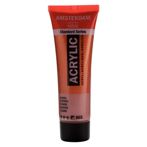 farba akrylowa Amsterdam Acrylic - Metallic 20 ml - copper / miedziany 805