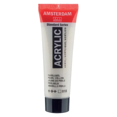 farba akrylowa Amsterdam Acrylic - Pearl 20 ml - pearl yellow / żółty 818
