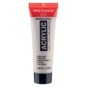 farba akrylowa Amsterdam Acrylic - Pearl 20 ml - pearl red / czerwony 819