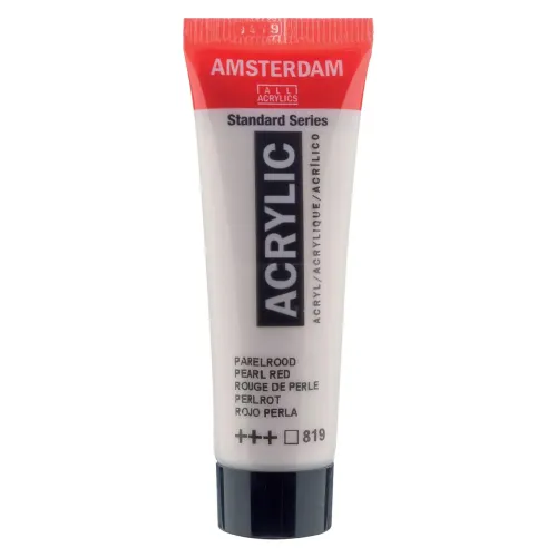 farba akrylowa Amsterdam Acrylic - Pearl 20 ml - pearl red / czerwony 819