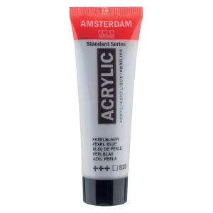 farba akrylowa Amsterdam Acrylic - Pearl 20 ml - pearl blue / niebieski 820