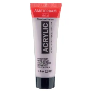 farba akrylowa Amsterdam Acrylic - Pearl 20 ml - pearl violet / fioletowy 821