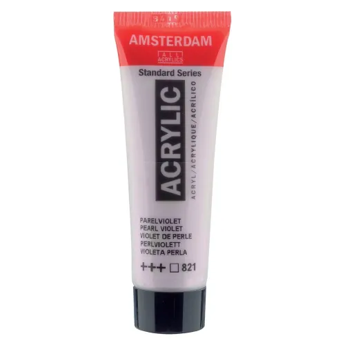 farba akrylowa Amsterdam Acrylic - Pearl 20 ml - pearl violet / fioletowy 821