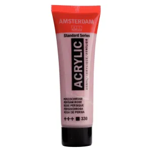 farba akrylowa Amsterdam Acrylic - Pastel 20 ml - persian rose / różowy 330