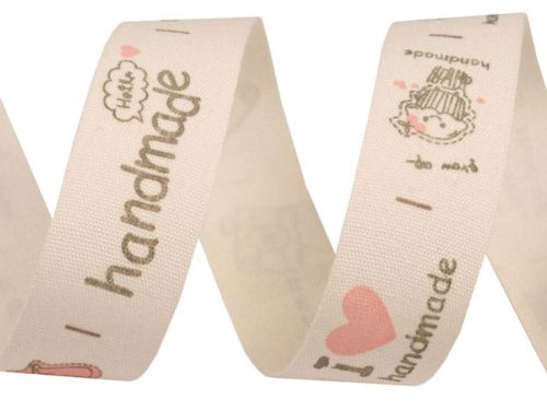 taśma bawełniana 20 mm - handmade 2