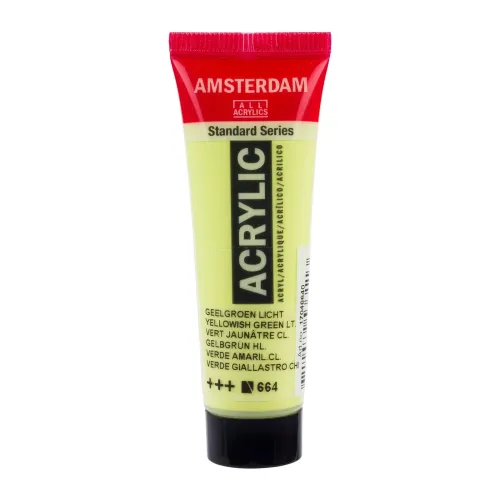 farba akrylowa Amsterdam Acrylic - Pastel 20 ml - yellowish green / zielony 664
