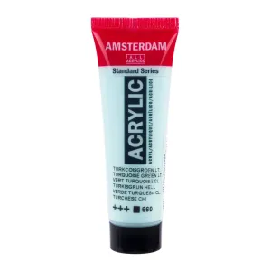 farba akrylowa Amsterdam Acrylic - Pastel 20 ml - turquoise green / turkusowy 660
