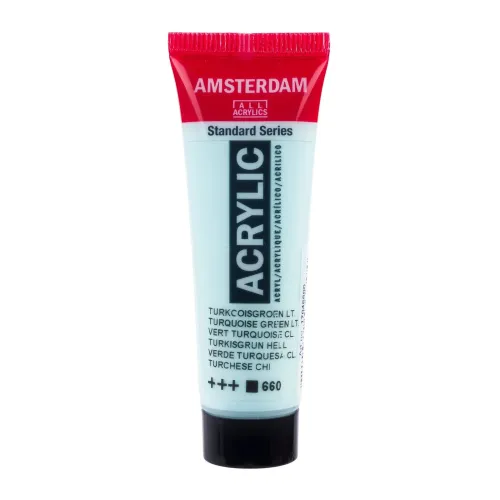 farba akrylowa Amsterdam Acrylic - Pastel 20 ml - turquoise green / turkusowy 660