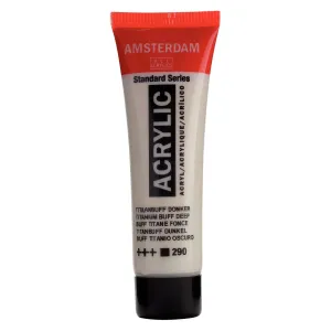 farba akrylowa Amsterdam Acrylic 20 ml - titanium buff deep / biały 290