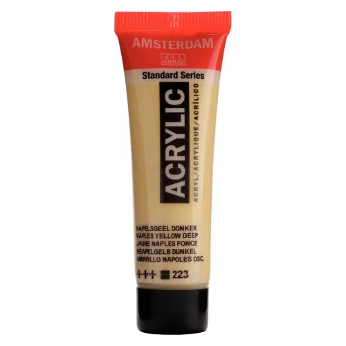 farba akrylowa Amsterdam Acrylic 20 ml - neples yellow deep / żółty 223