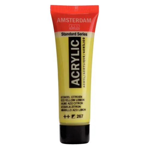 farba akrylowa Amsterdam Acrylic 20 ml - azo yellow lemon / żółty 267