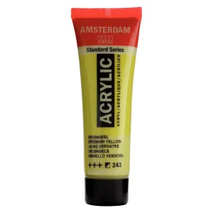 farba akrylowa Amsterdam Acrylic 20 ml - greenish yellow / żółty 243