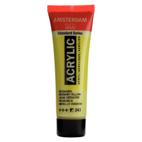 farba akrylowa Amsterdam Acrylic 20 ml - greenish yellow / żółty 243