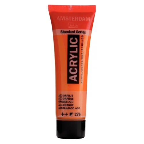 farba akrylowa Amsterdam Acrylic 20 ml - azo orange / pomarańczowy 276