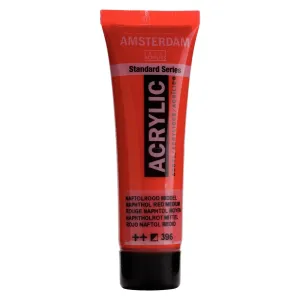 farba akrylowa Amsterdam Acrylic 20 ml - naphthol red medium / czerwony 396