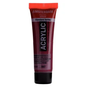 farba akrylowa Amsterdam Acrylic 20 ml - permanent red violet / czerwony 567