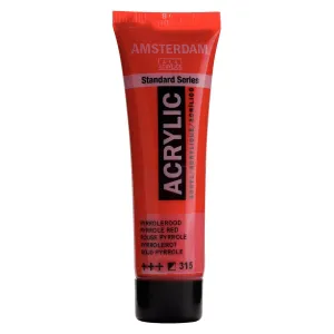 farba akrylowa Amsterdam Acrylic 20 ml - pyrrole red / czerwony 315
