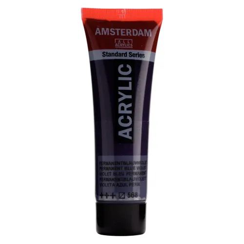 farba akrylowa Amsterdam Acrylic 20 ml - permanent blue violet / fioletowy 568
