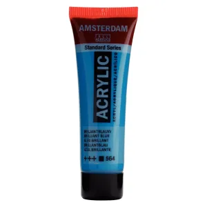 farba akrylowa Amsterdam Acrylic 20 ml - brilliant blue / niebieski 564